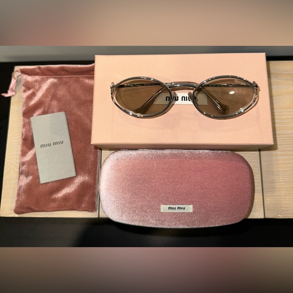 Miu Miu Logo Sunglasses